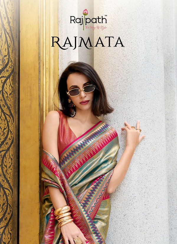 Rajmata By Rajpath Tissue silk Designer Wear Saree Wholesale Market In Surat